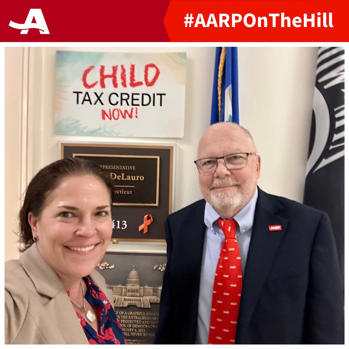 AARPCT's tweet photo. AARP Connecticut dropped by the office of Congresswoman @RosaDeLauro about our legislative priorities for #AARPOnTheHill https://t.co/L0JQTq37VL