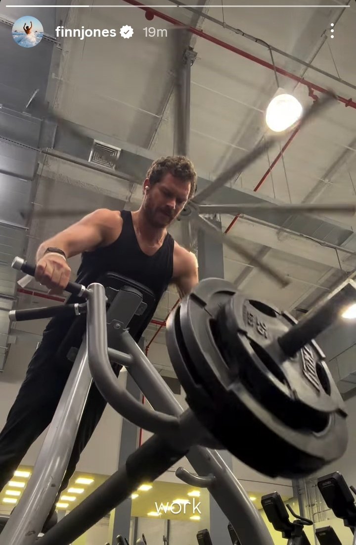look at my GOAT working out. Can't wait for the Iron Fist redemption tour 🙏
