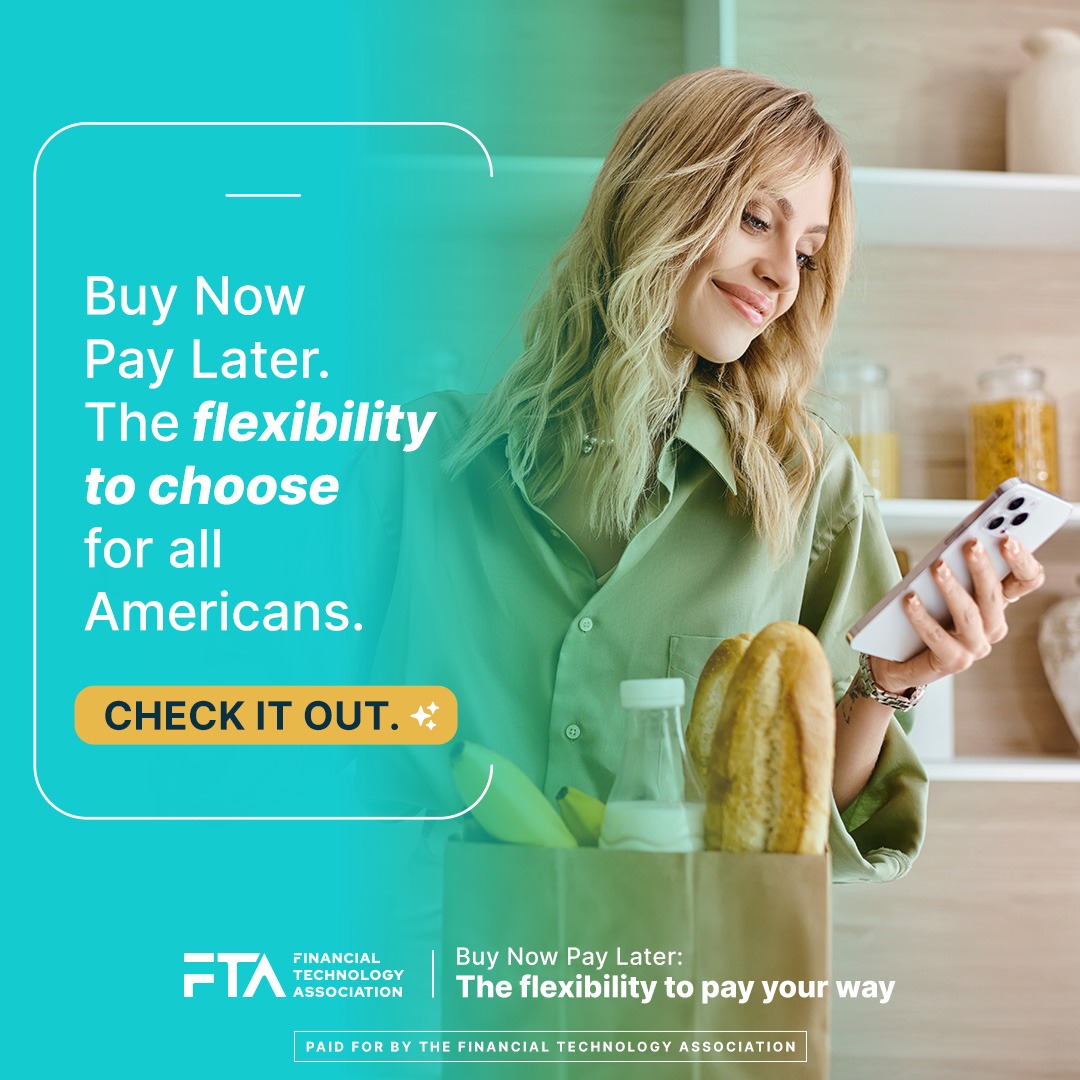 fintechassoc's tweet photo. Flexibility. Choice. Transparency. Buy Now Pay Later gives people the power to control their finances their way.