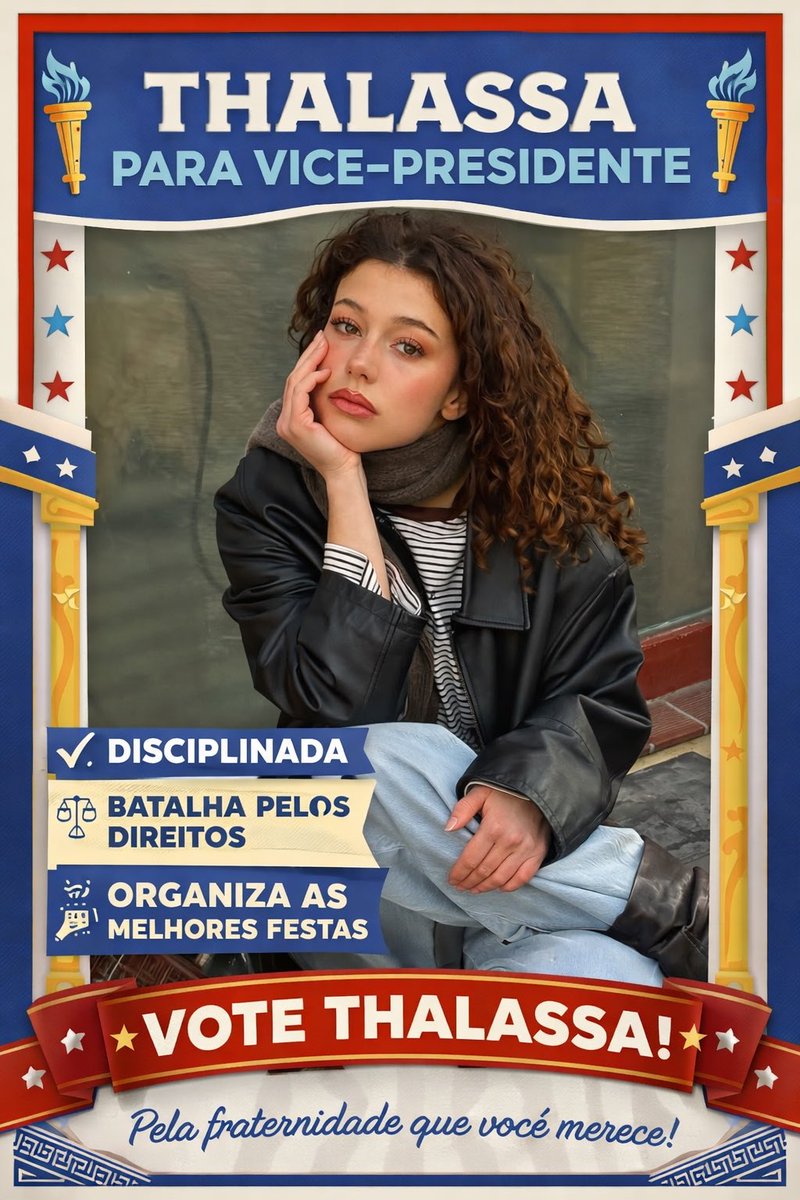 THALASSA PARA VICE-PRESIDENTE — Fraternidade Solares

Se você quer uma fraternidade mais organizada, justa e inesquecível… você já sabe em quem votar.