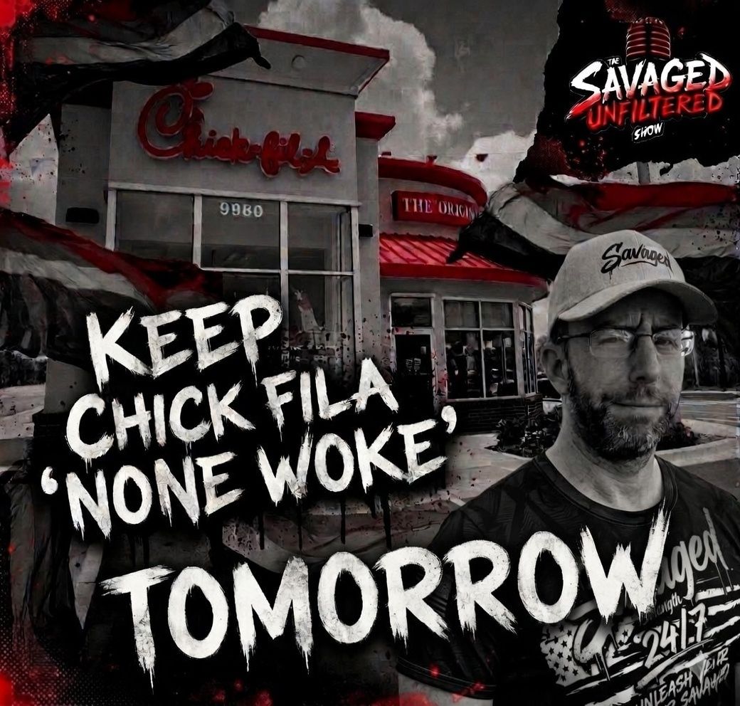 MichaelSavaged's tweet image. Is your favorite chicken sandwich going corporate? 🍗🚫
Join us for a deep dive on the latest: "Keep Chick-fil-A 'None Woke'" 

🗓️ Streaming TOMORROW
⏰ 3:30 AM EST
🎧 Listen on @Spotify or wherever you get your podcasts!

#ChickFilA #Podcast #NewEpisode #StayWoke Or Not?