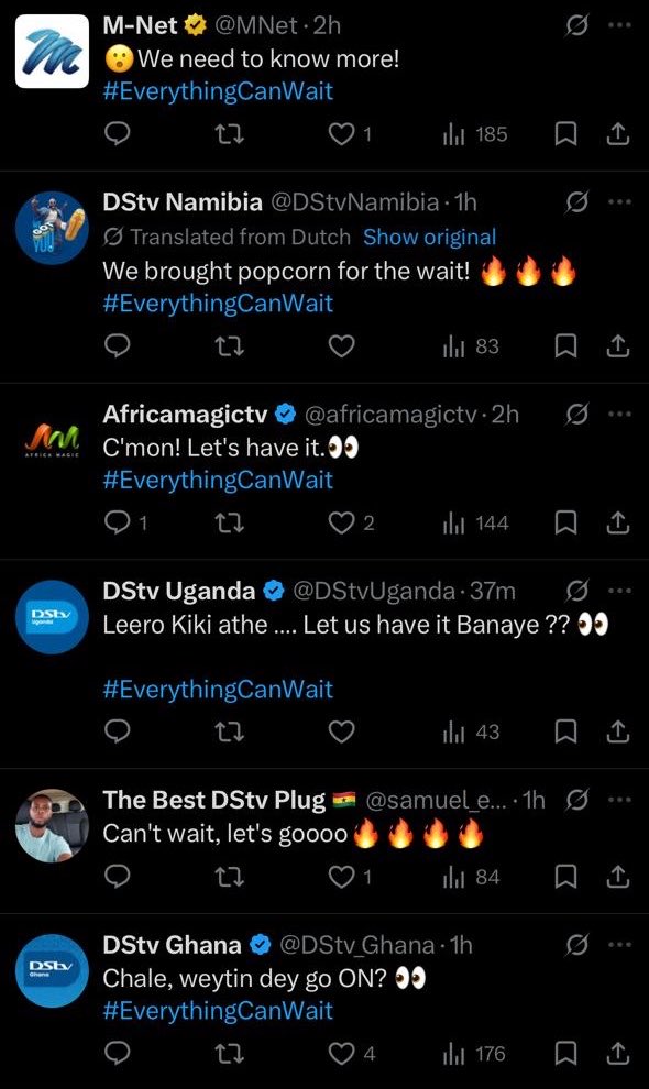 destinyzee's tweet image. #InCaseYouMissedIt

Low key this is beautiful @SuperSportTV you cooked. Y’all got us at Idris🫠 haibo, does this mark the countdown? 

#EverythingCanWait