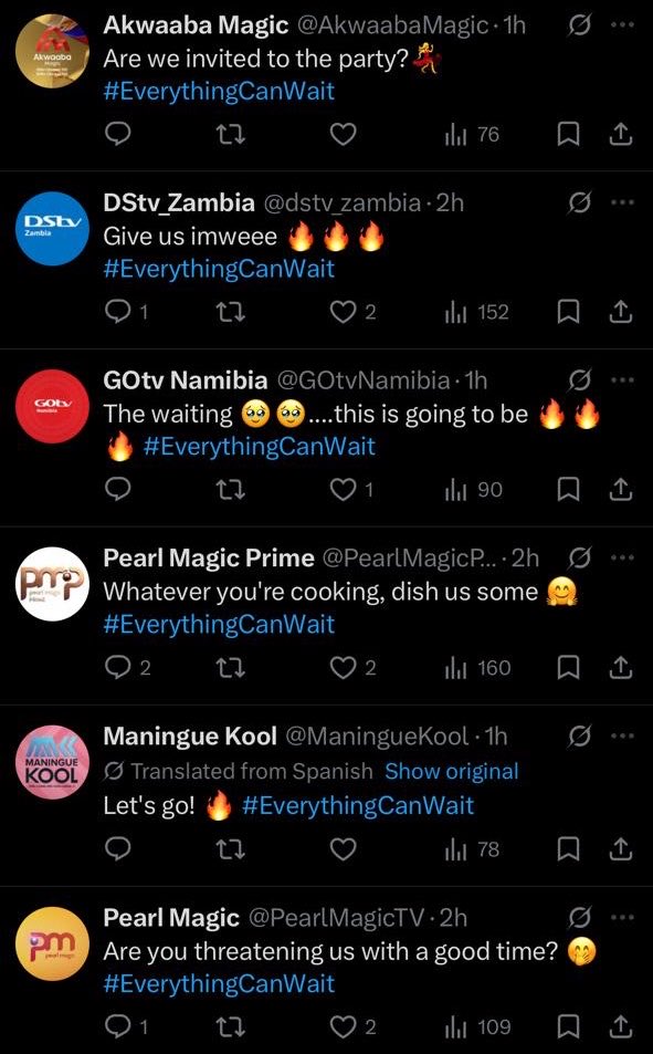 destinyzee's tweet image. #InCaseYouMissedIt

Low key this is beautiful @SuperSportTV you cooked. Y’all got us at Idris🫠 haibo, does this mark the countdown? 

#EverythingCanWait