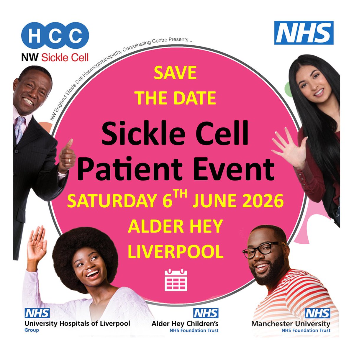 hcc_mft's tweet image. 🚨 SAVE THE DATE! 🚨 Our #SickleCell Patient Event is this June in Liverpool! 🏥 Join us for: ✅ Expert medical updates ✅ Inspiring patient stories ✅ Free lunch &amp;amp; raffle 🎟️ Full registration details coming v soon! More info: bit.ly/41AzKBK
#SickleCellWarriors #HCC #NHS