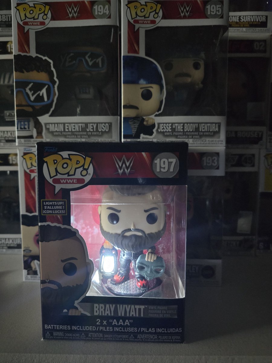 gen1bb06's tweet photo. @WrestlingDazeYT Here is the the Bray Wyatt lit up. https://t.co/6MedyiaMZm