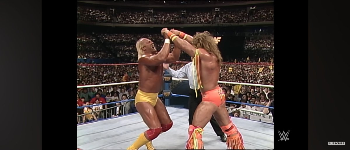 EmondEric's tweet photo. @Obaofwwe @BrockLesnar @HeymanHustle @WWE @TripleH Please have a Greco-Roman knuckle lock to do a call back to #WMVI Hogan vs Warrior 🙏 We would love to see the strength 💪 of both men https://t.co/trOSQq1E1p