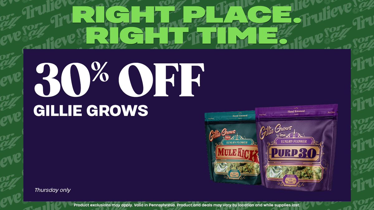 Trulieve PA tweet media