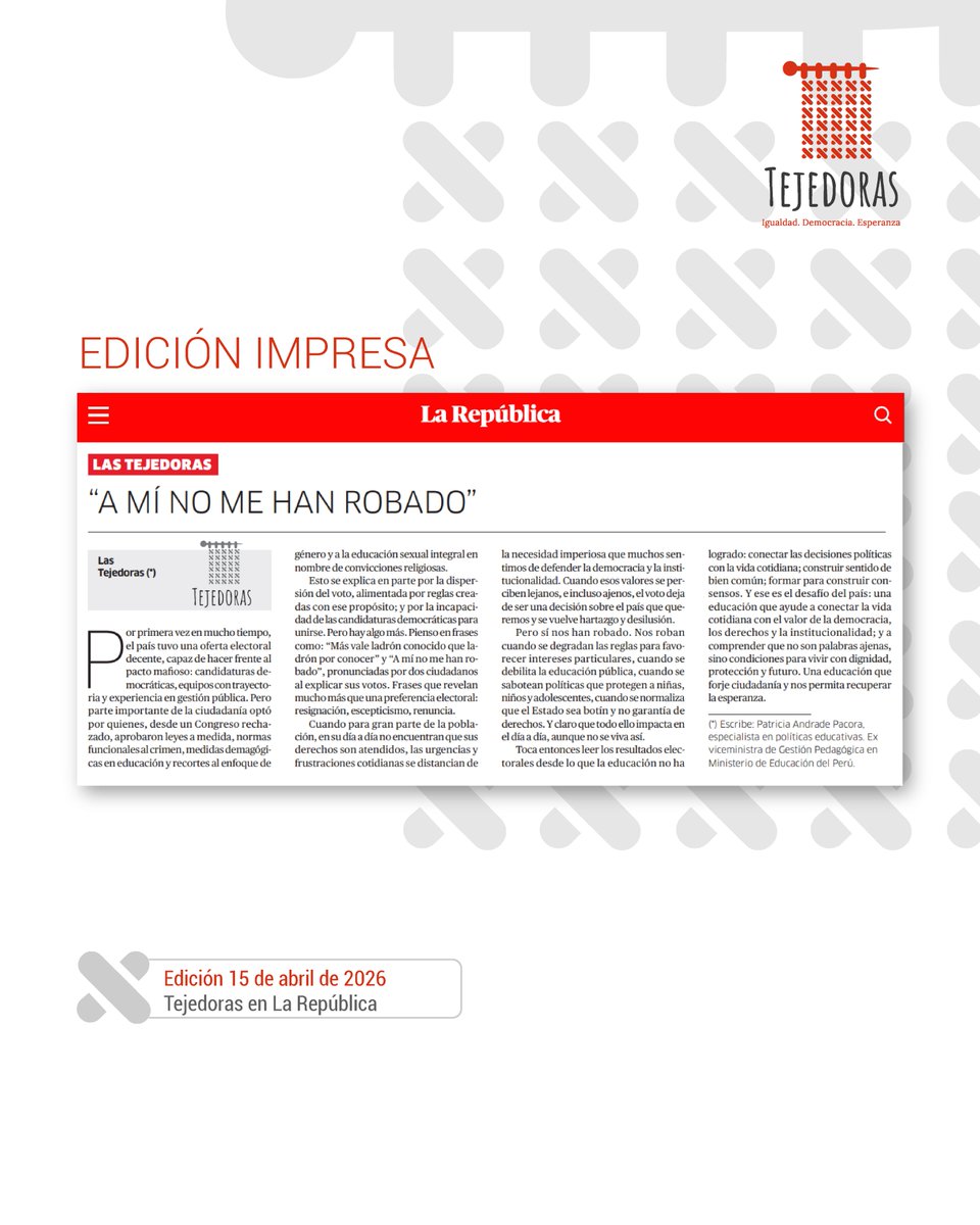 Las Tejedoras tweet media