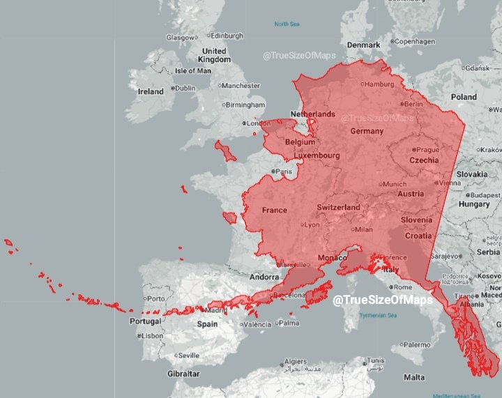 The True Size of Maps tweet media