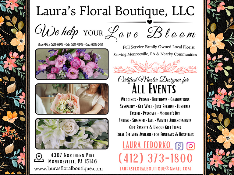 Laura’s Floral Boutique creates beautiful arrangements that say exactly what words can’t—perfect for every occasion 💐

🎉 Congratulations to Laura’s Floral Boutique for being FEATURED by Direct Business Publications!

🔗 directbusinesspublications.com/states/pennsyl…

#DBPNATIONWIDE