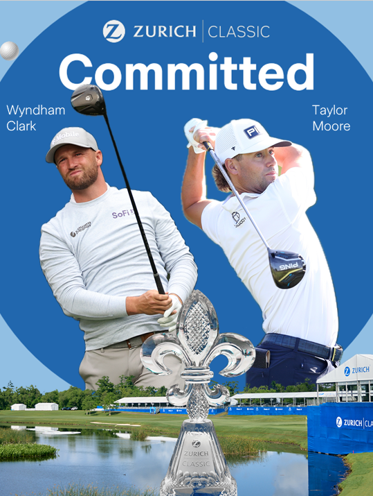 Zurich_Classic's tweet photo. Major champion incoming. ⛳️
2023 U.S. Open winner Wyndham Clark will team up with Taylor Moore at the 2026 Zurich Classic of New Orleans.
📍 April 23–26 | TPC Louisiana
🎟️ Tickets: https://t.co/NO6n1qFHrj
#ZurichClassic #TeamGolf https://t.co/EjW7hryhRY