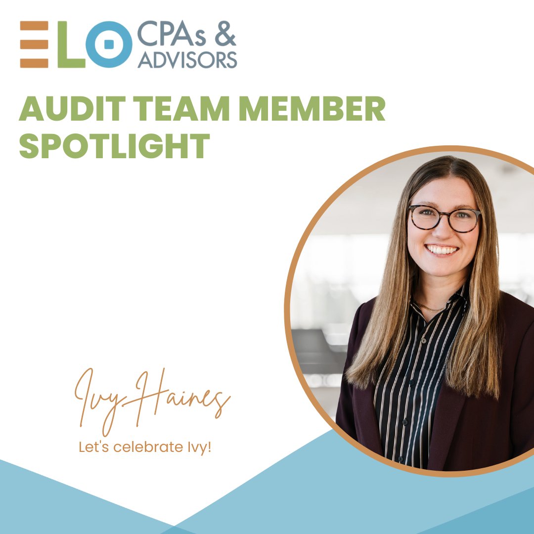 Let’s celebrate Ivy Haines. Ivy’s consistent reliability and organized approach keep engagements moving forward, with clear communication at every turn. Thank you, Ivy, for turning complex topics into understandable next steps. #EmployeeRecognition #ELOCPA #ThankYou