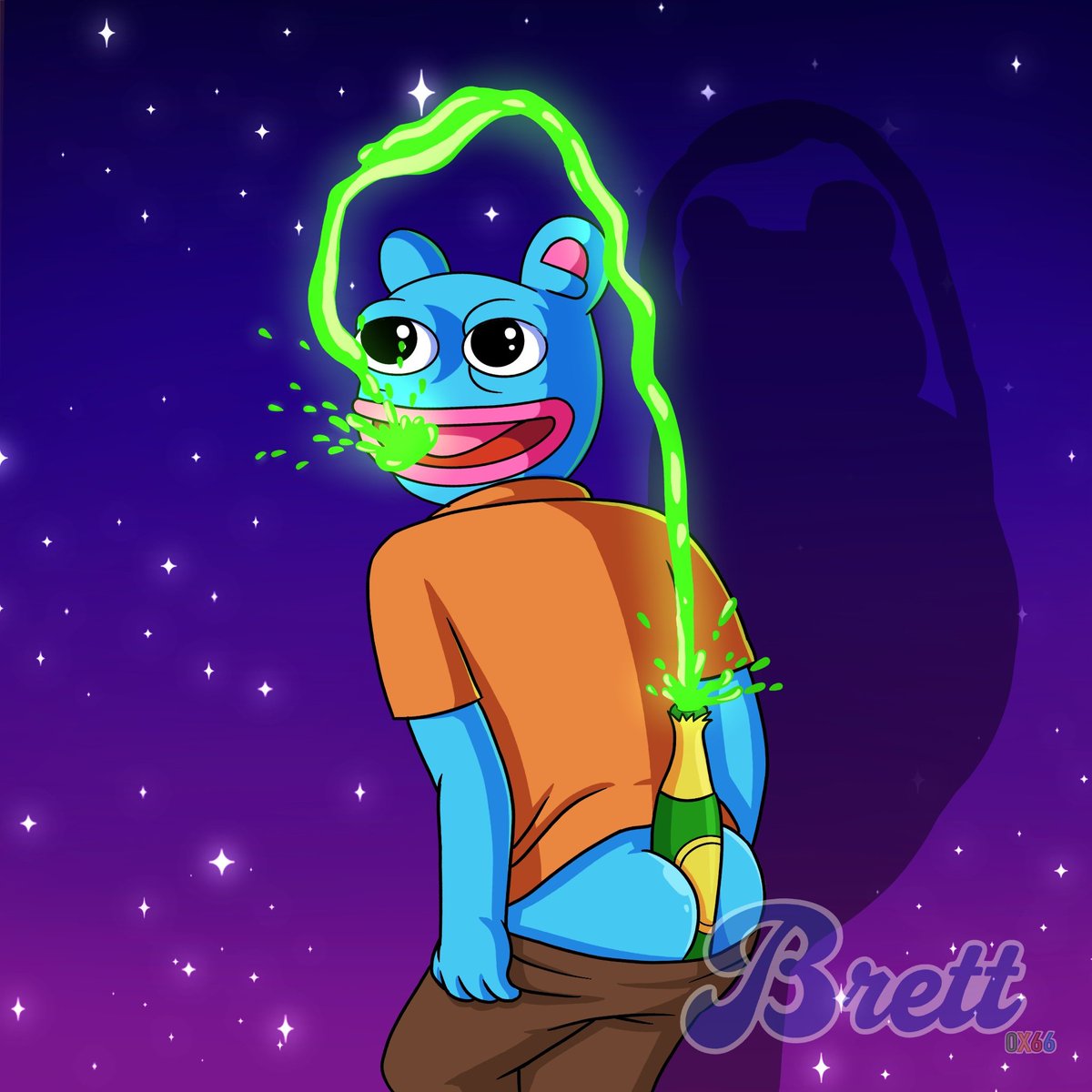 All cheeked up 🍑

$BRETT