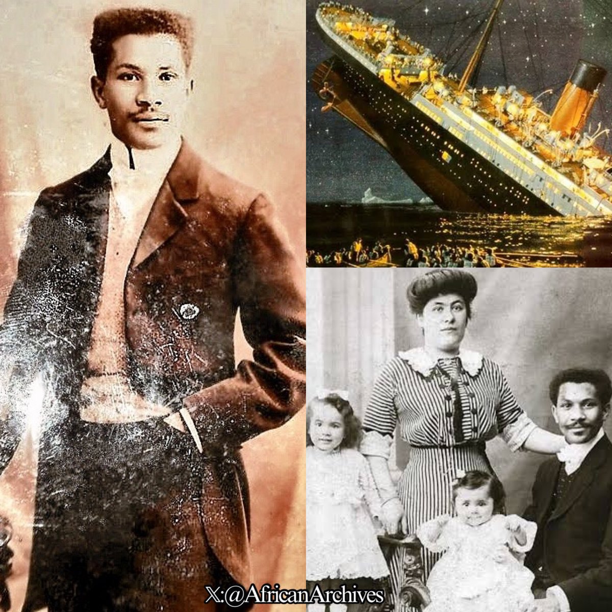 114 years ago today, Joseph Phillipe Lemercier Laroche died when the RMS Titanic sank. Laroche and his children were the only black passengers. 

A THREAD