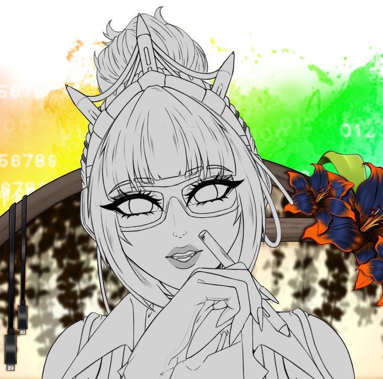 Es ist so schön wenn ein Sketch so wird wie man möchte ❤️ Bin so verliebt in die Augen und hoffe die Lineart und das Coloring werden auch gut! 

#vtuberger #artistsonx #vtuber