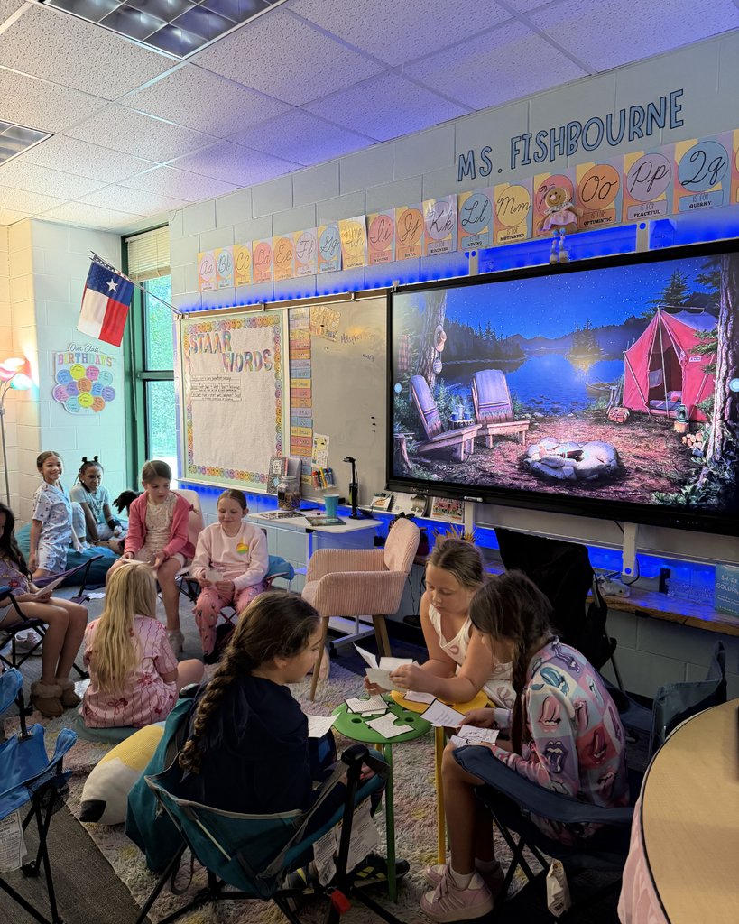 HumbleISD_SFE's tweet image. Ms. Fishbourne's 3rd grade sharks LOVE to "camp out" with good reading strategies!  Now this is a fun way to learn!
#sfesharks #humbleisd