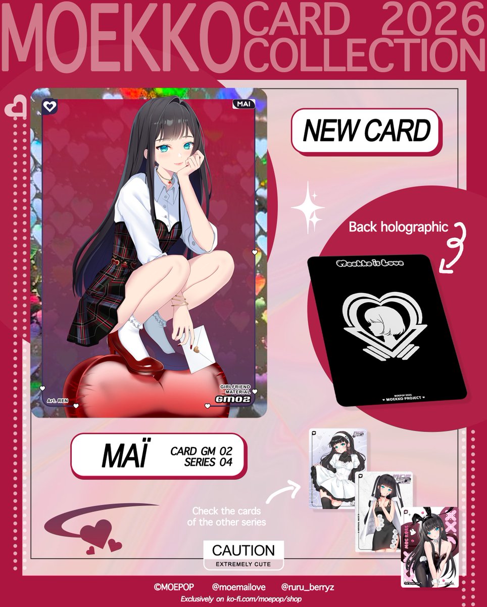 Ready for the next one? Card GM02 featuring the fabulous Maï is coming April 17.