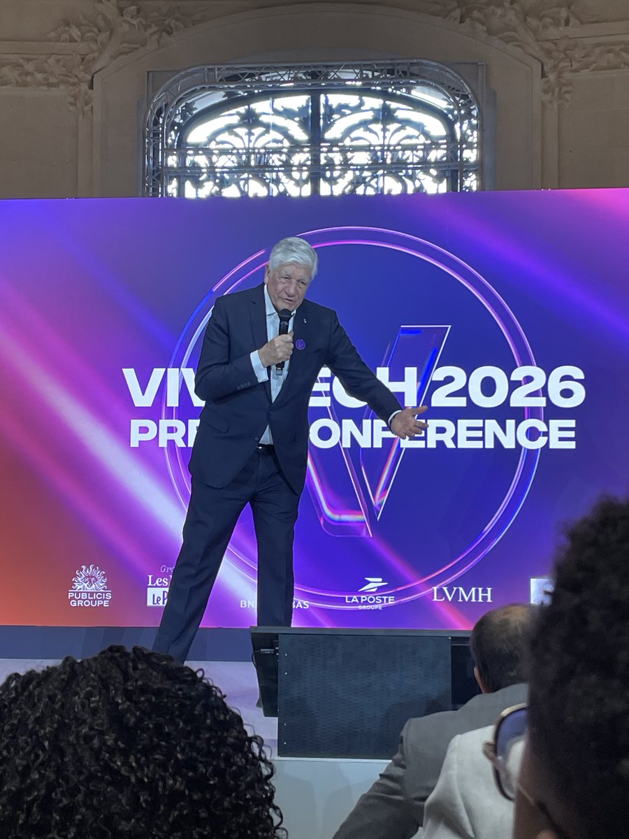 Clesdelapresse's tweet photo. Pour son édition 2026, @VivaTech annonce un «changement de dimension». Avec davantage de surfaces, de start-up, de partenaires... Au programme aussi 3 nouveautés : des trophées, une refonte de la journée grand public et une présence sur les Champs Elysées
https://t.co/oRpzZfQj04 https://t.co/7aY5jjqxp1
