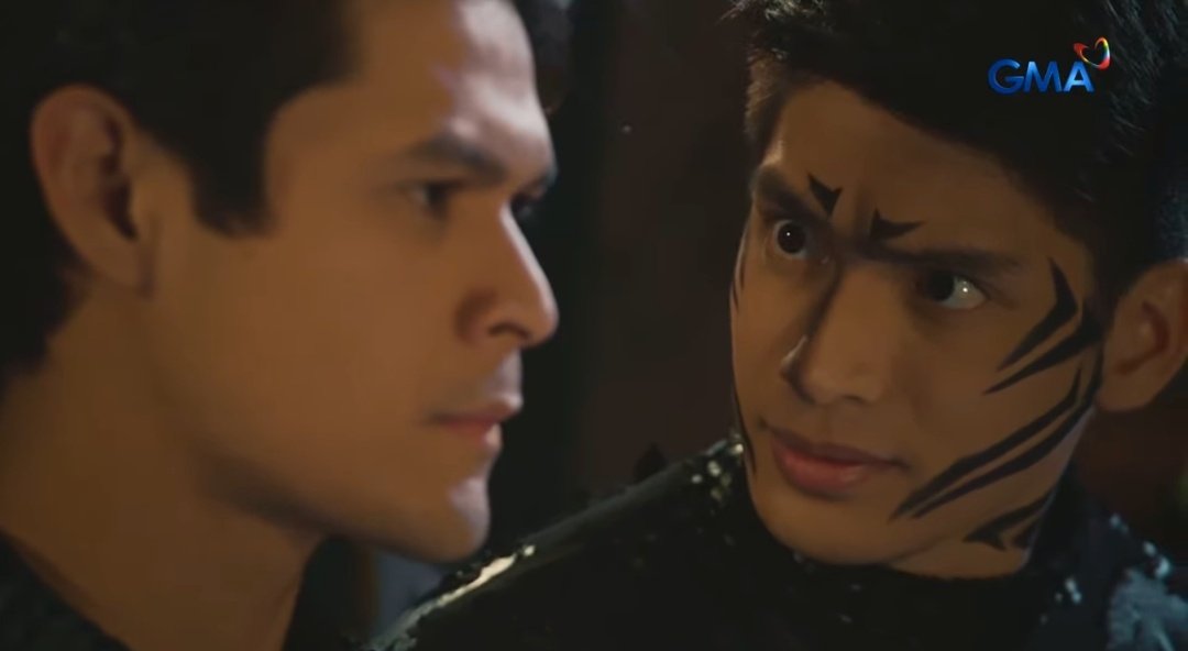 FacelessRosie's tweet image. So mawawasak na Sapiro di pa din natin alam ano na nangyari kay Chedruk. Or tuluyan na bang nag subside ang hallucinations ni Daron?!

#SanggreLabanSapiro