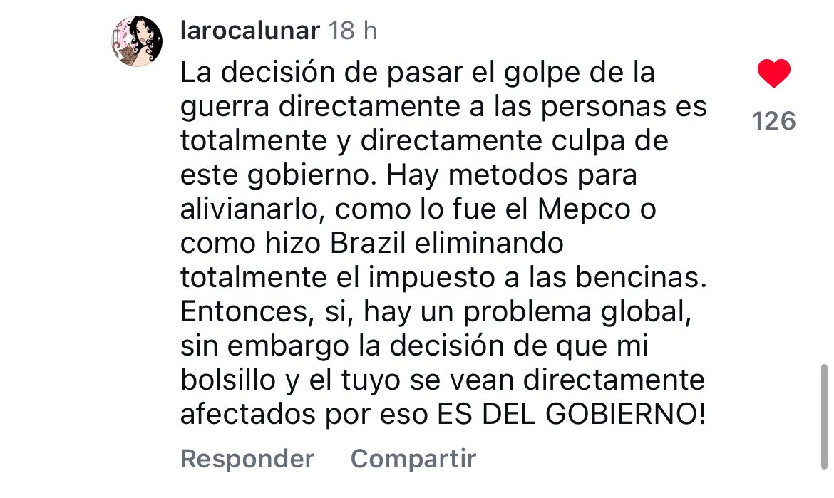cmrxsta's tweet photo. Para toda la gente q dice q el alza de la bencina no es culpa de kkkast, no entienden NADA! https://t.co/HEm7AjtGRR