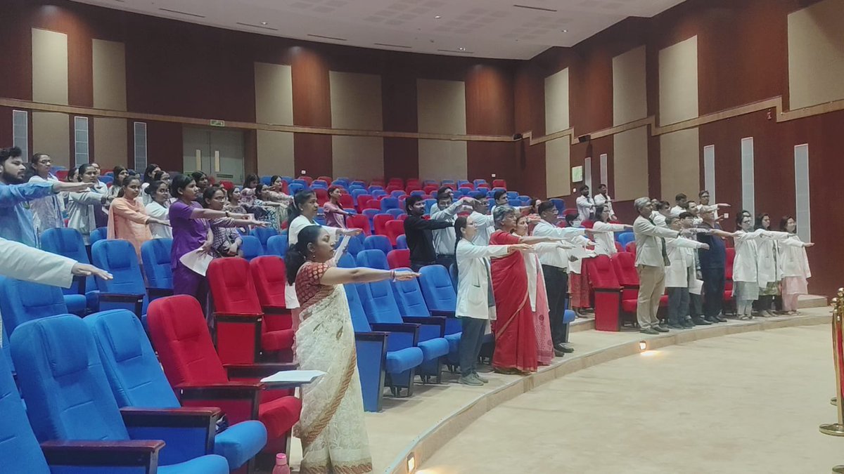 aiims_gkp's tweet image. Dr. B. R. Ambedkar Jayanti at AIIMS Gorakhpur (2026)

The programme featured a floral tribute, addresses by dignitaries, and a pledge on equality, justice, and fraternity led by Major Gen. Dr. Vibha Dutta, Executive Director.

#AmbedkarJayanti #AIIMSGorakhpur #Equality