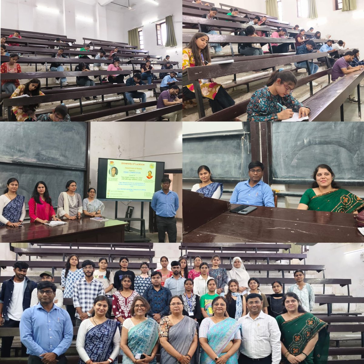of_uol33009's tweet photo. #NariShaktiVandan

Under the esteemed patronage of the Hon’ble Vice Chancellor, Prof. J. P. Saini, and the expert guidance of Prof. Gauri Saxena, Department of Botany organised today an Essay Writing and Elocution Competition under the aegis of the Nari Shakti Vandan Act, 2023. https://t.co/6NZIbHKrSf