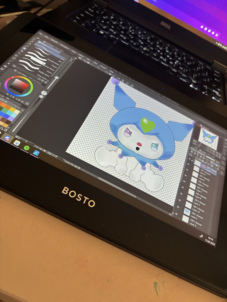 Hamiashi_'s tweet photo. Nie ma jak zajebać tablet od siostry bo dostało się weny do rysowania 🫪 https://t.co/BjMVfLWcHH