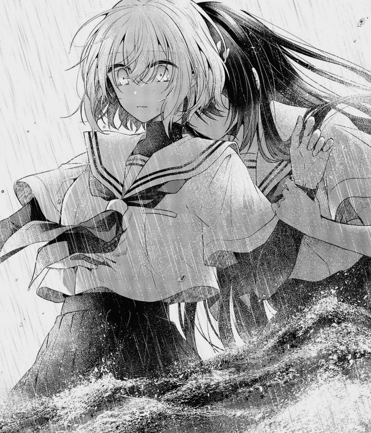 cute_Hinako's tweet photo. Seriously both manga and anime perfectly capture Hinako's emotions, as someone who is surprised that someone stopped her from dying. It's like hope through self-destruction. She's not upset. Yeah, she wants to die, but what she wants most is salvation https://t.co/UwPp0oGaSq