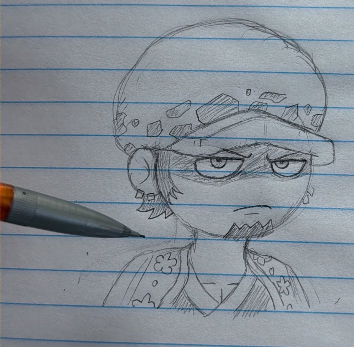 JimJammer2022's tweet image. #ONEPIECE #TrafalgarLaw #doodleart

Morning Doodled Tra-Guy (Wano)