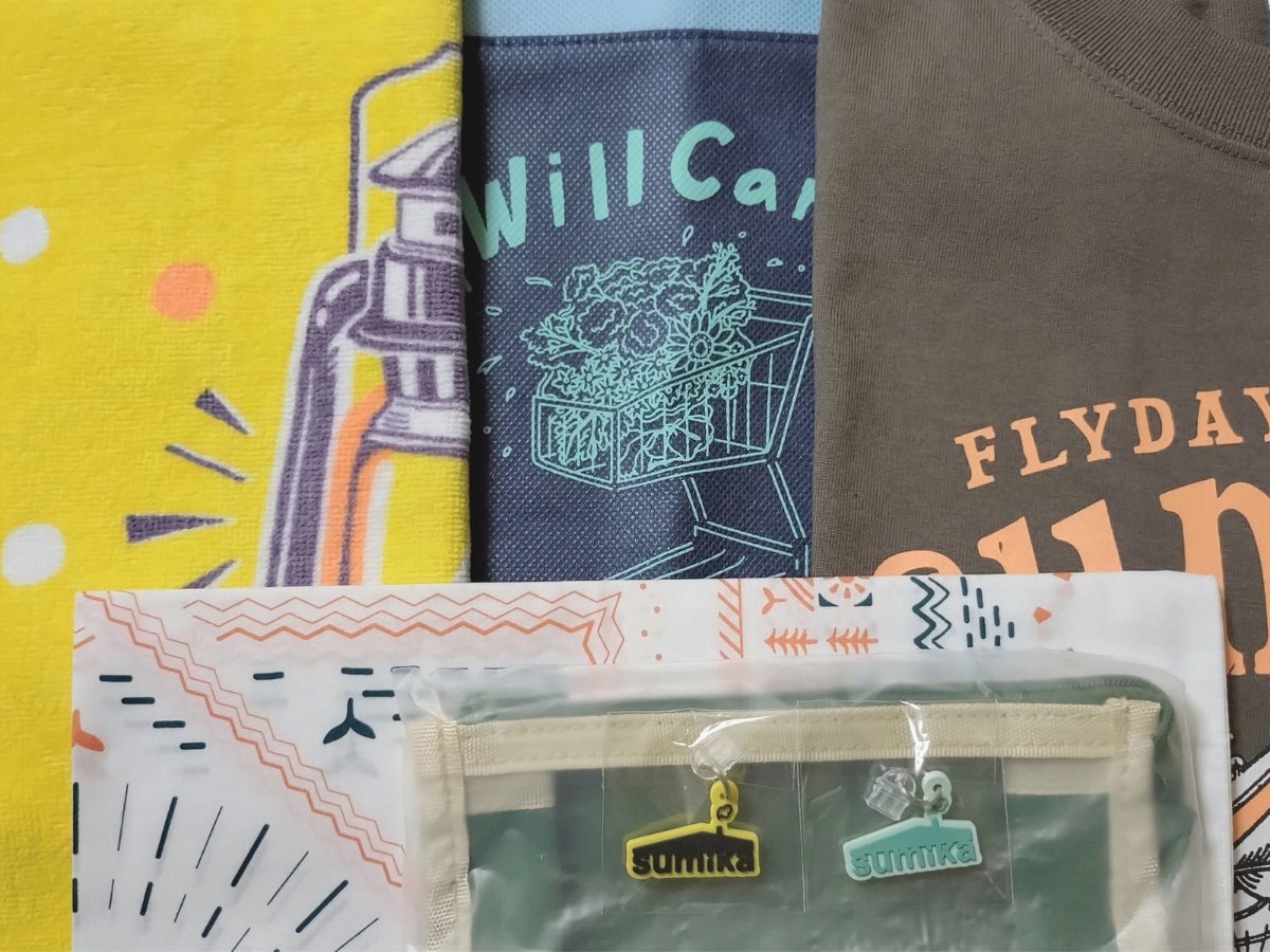 smkkoak_yu517's tweet photo. Will Cartが届きました☺️
すぐ活躍しそうなペンケース&付けて愛でたいチャーム まだ語りませんがポストカード!!
・フラサカTシャツ(チャコール)
・デイランタオル(イエロー)
・デイランバンダナ(ホワイト)
被りなし 大切に使っていきます
#sumika #WillCart https://t.co/ONbtvN5f6b