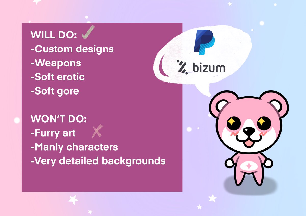 FukoPri's tweet photo. Hi hi !!! My intention is try to produce some merch this year, but since is super expensive I decided to open some commission slots 🥹 ONLY 4 SLOTS!
Please contact me via DM if you’re interested ⭐️

RTs help a lot❤️❤️ https://t.co/6c2XNdwyM8