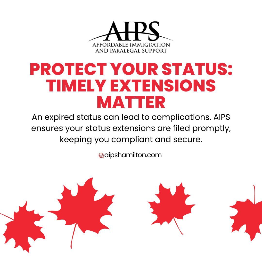 AIPShamilton's tweet photo. Did you know that letting your status expire can lead to serious complications with your stay in Canada? 😟 Staying compliant and secure starts with acting on time!

Need guidance? Let’s review your situation.  Contact us today.

https://t.co/1dc4KgHlbj
289-389-0922 https://t.co/5AqHOKgrKm