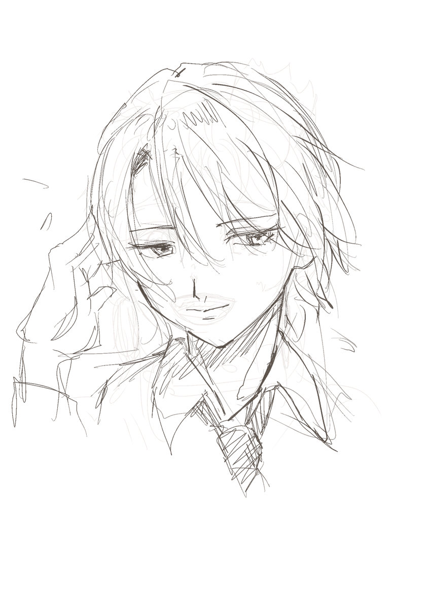 BanANarulerR's tweet photo. 今日の美術の授業で、クラスメイトのくさなぎくんのスケッチ描いたよ⭐︎(SNS許可済み)
もともと一個上の先輩だったからか、とっても貫禄あってカッコいい人だね⭐︎😊 https://t.co/L9mM5ipj8N