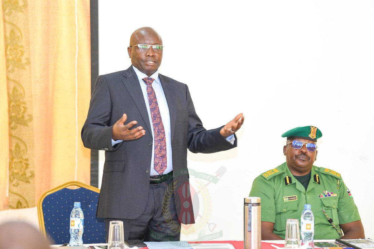 NYS_Ke's tweet image. The Deputy Commandant General, Nicholas J. Makokha, today presided over the official opening of a Retreat on the Review of the National Youth Service Disciplinary Regulations 2025, held at the NYS Camp Naivasha.

The retreat has brought together senior officers, NYS Council