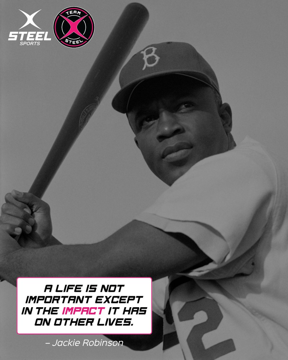 TeamSteelNTL's tweet photo. Today we honor the legacy and impact of Jackie Robinson. Thank you, 42. 🤝⚾

#jackie42 #jackierobinsonday #steelnation #kidsfirst https://t.co/jzQo8f2jHV