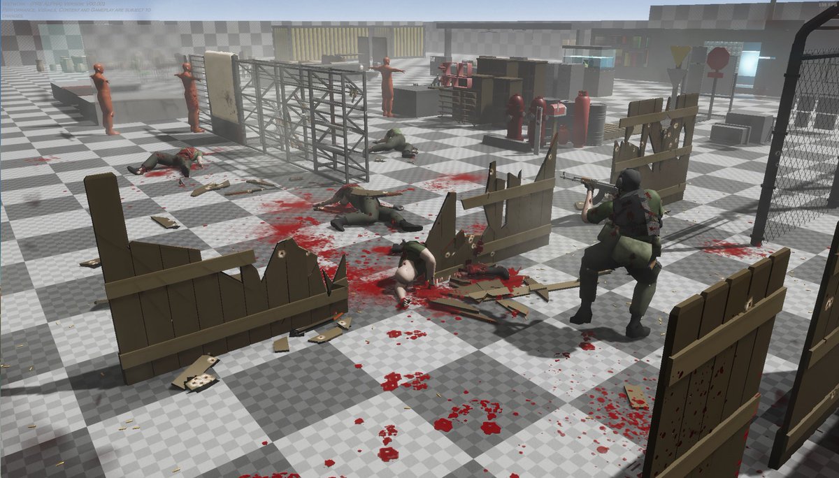 TheLocalBogan's tweet image. // Working on a custom physics controller model for pre-factured meshes. 

It’s performant.. but has a long way to go till we are happy with it. The goal is to have a realtime mesh shatter that works better than Rayfire.

#WorkInProgressWednesday #indiedev #2000s #unityengine