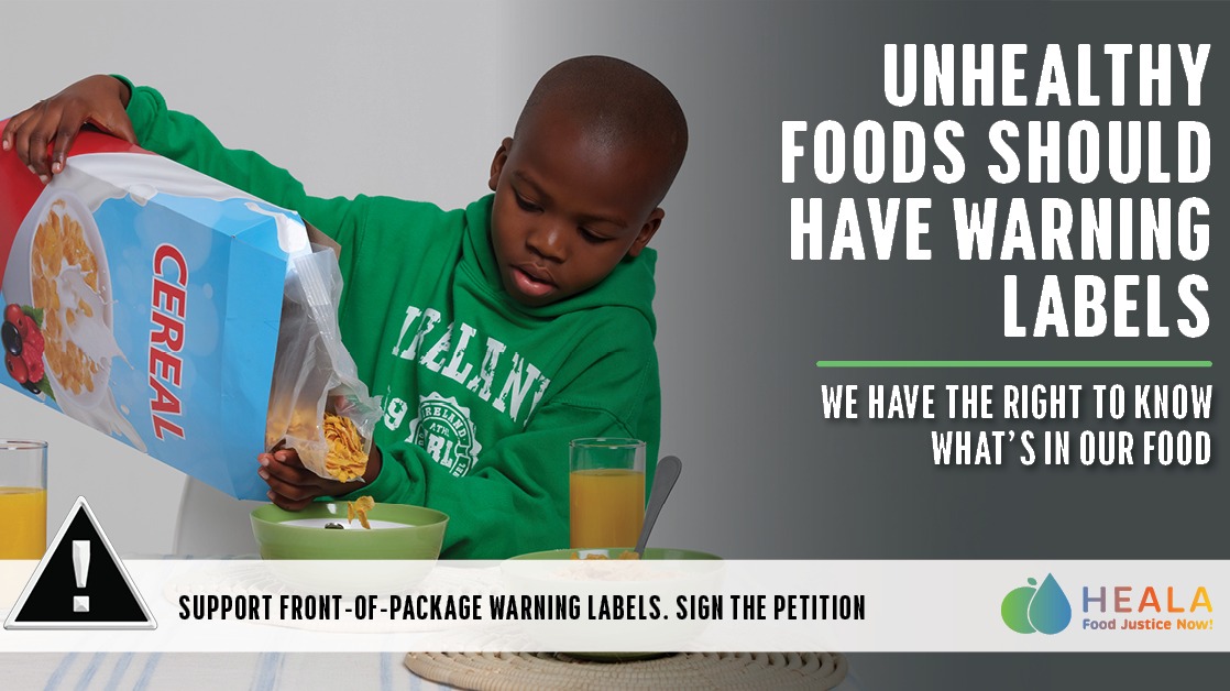 heala_SA's tweet photo. South Africa needs front-of-package warning labels to help consumers make better choices and live healthier lives. Support The Regulation!