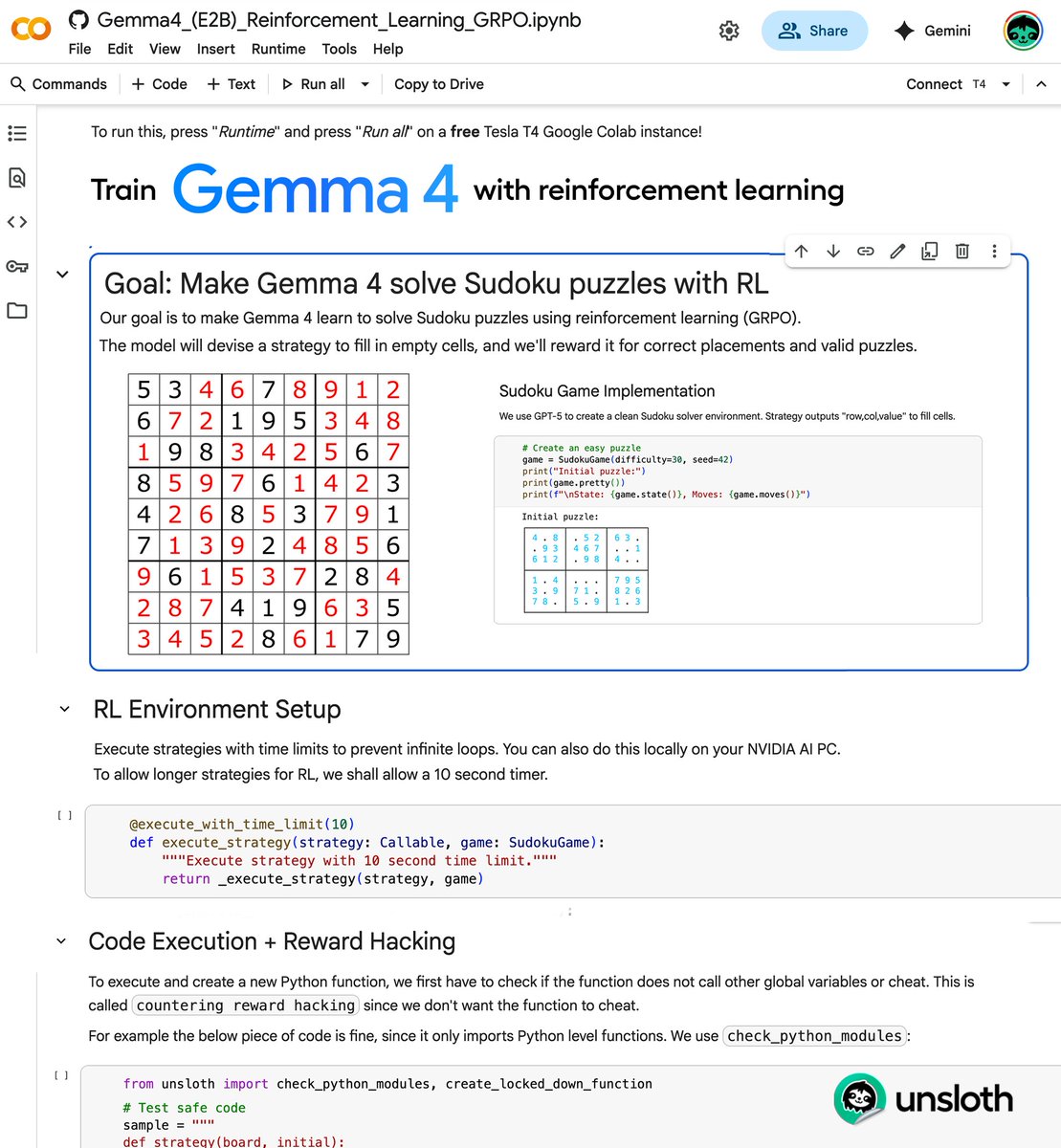 Unsloth AI tweet media