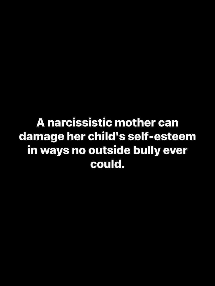 A narcissistic mother can damage her child's self-esteem in ways no outside bully ever could.