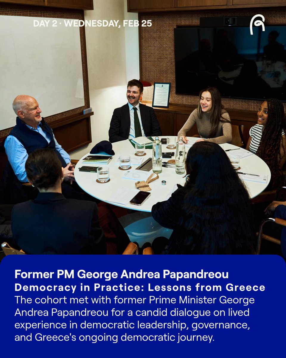 thelibragroup's tweet photo. Proud to share highlights from the recent #Democracy Cohort convening in Athens, led by Libra Philanthropies. The event brought together leaders from around the world to engage with experts across governance, media, and civic life. Learn more: https://t.co/lfpVxHKLhe https://t.co/8TMwfePB5a
