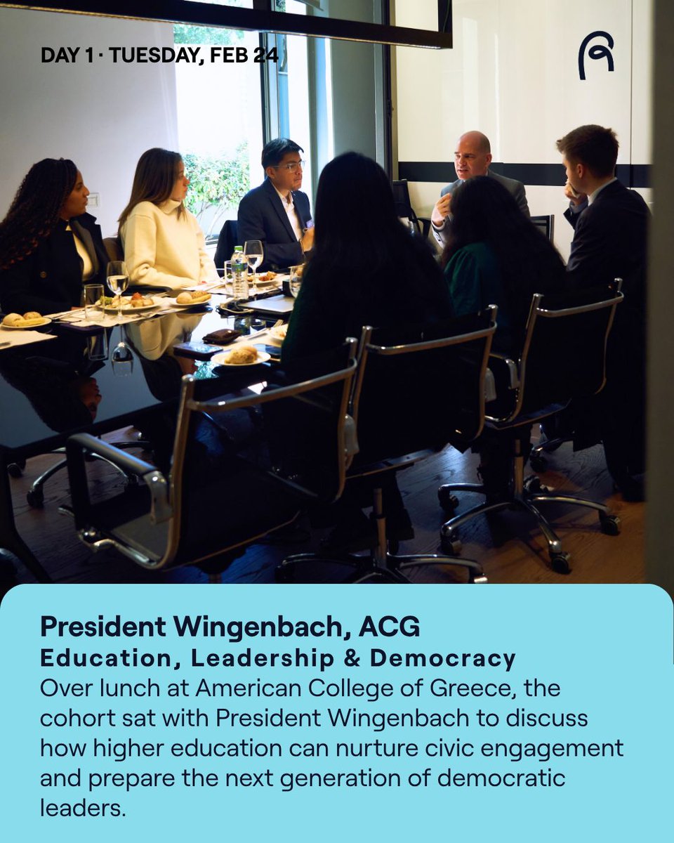 thelibragroup's tweet photo. Proud to share highlights from the recent #Democracy Cohort convening in Athens, led by Libra Philanthropies. The event brought together leaders from around the world to engage with experts across governance, media, and civic life. Learn more: https://t.co/lfpVxHKLhe https://t.co/8TMwfePB5a