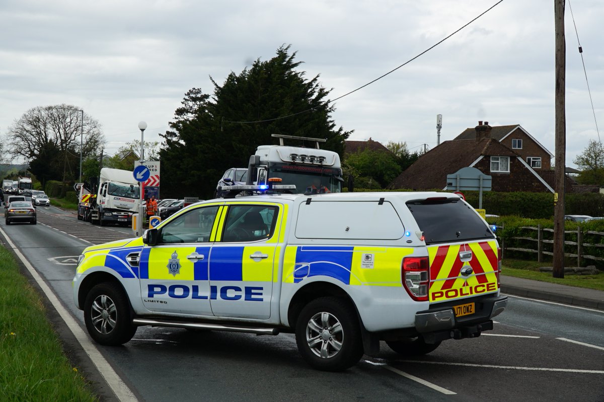 EchoDan11's tweet image. #Hailsham #A22 at Lower dicker rtc this afternoon where a car roled over the top of cab - Road was part blocked while police dealt with the incident @EastSussexNews @SussexTW @brightonargus @HailshamNews