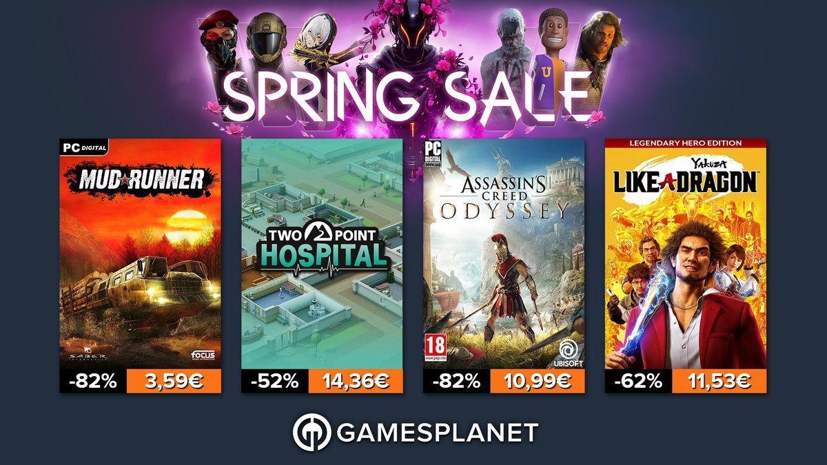 Gamesplanet France 🌸 SPRING SALE 🌸 tweet media