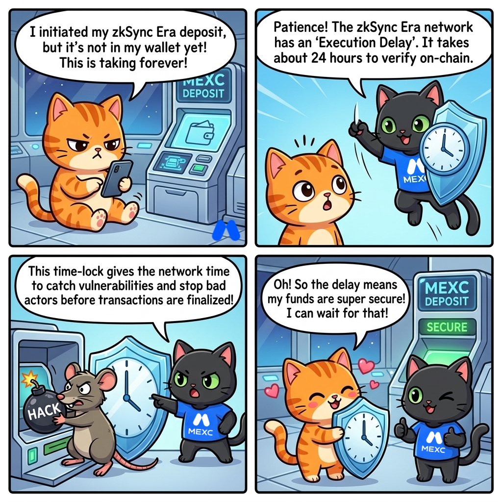 MEXCCat's tweet photo. #MEXCCat Worry about slow zkSync Era deposit? 😾💭🐢

👀Here's how you can check the progress! https://t.co/dB96cxV56n

#MEXC🐈‍⬛#MEXCScam🐈‍⬛#BoycottMEXC🐈‍⬛#CancelMEXC🐈‍⬛#MEXC8eyond https://t.co/NVTyeHK3jx