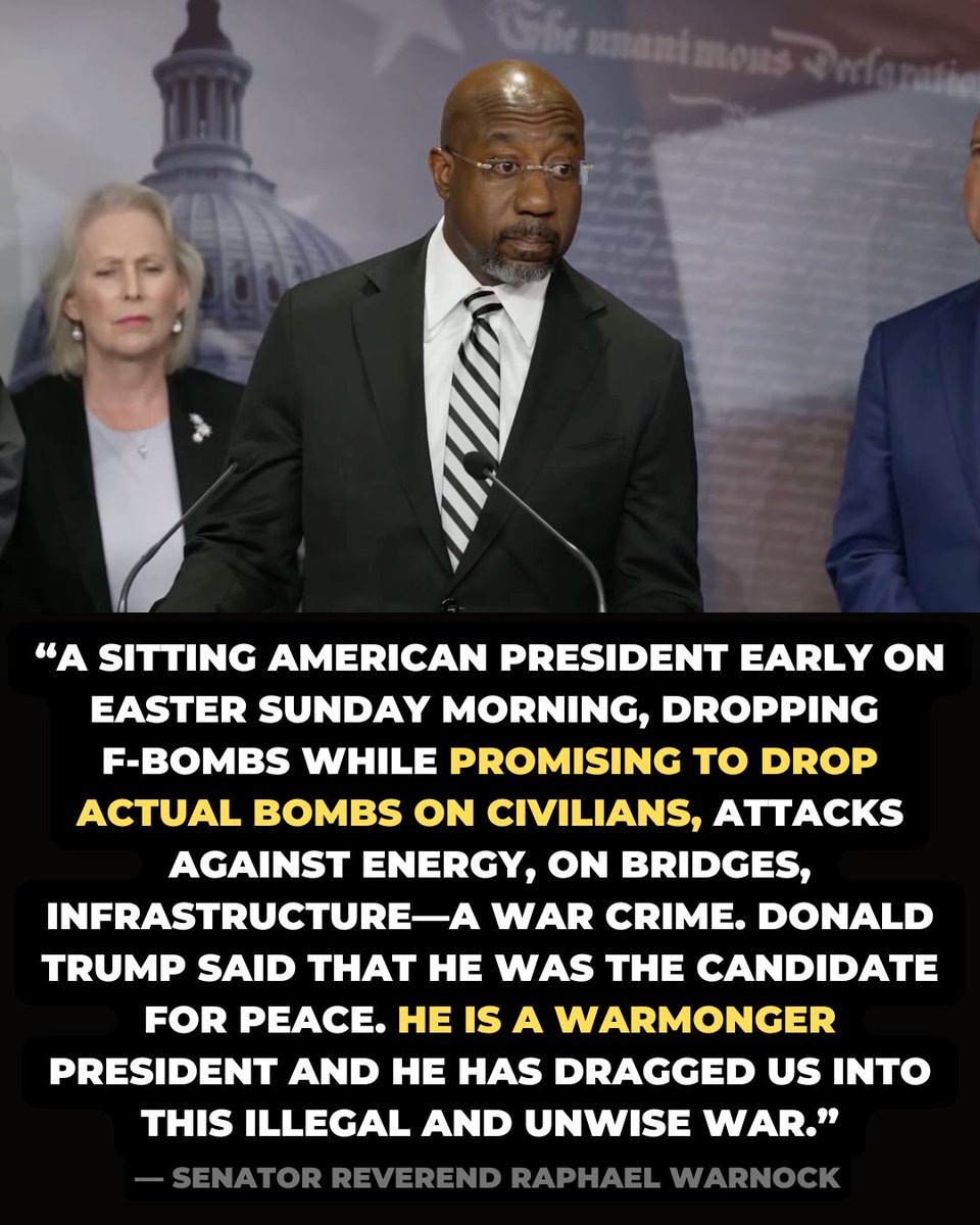 Senator Reverend Raphael Warnock tweet media