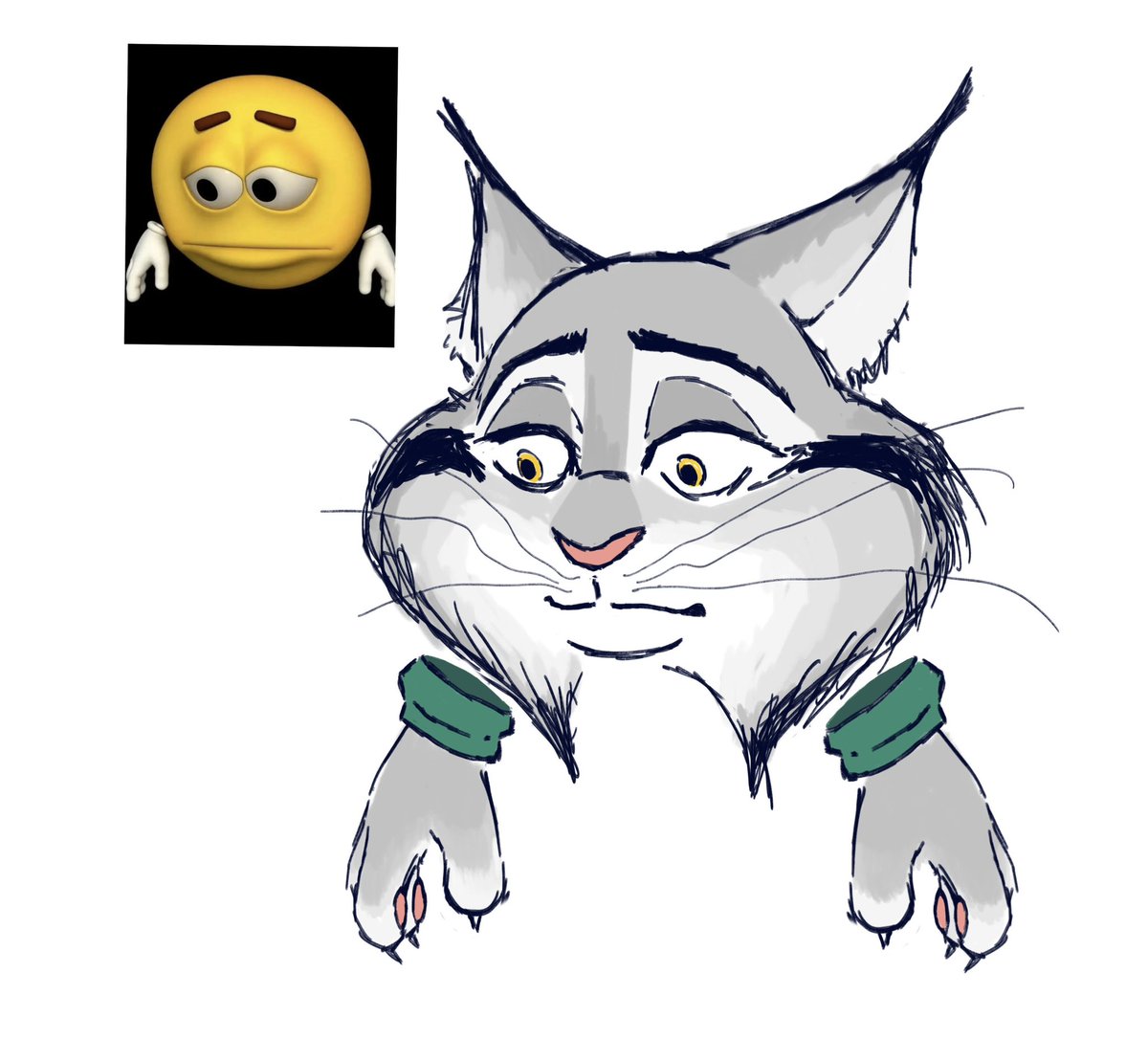 cait_lynxley's tweet image. 🤔#Pawbert #Zootopia2