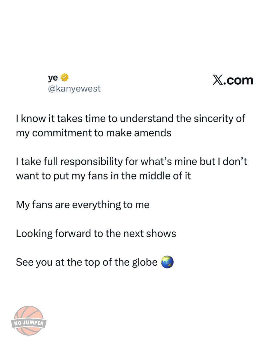 No Jumper tweet media