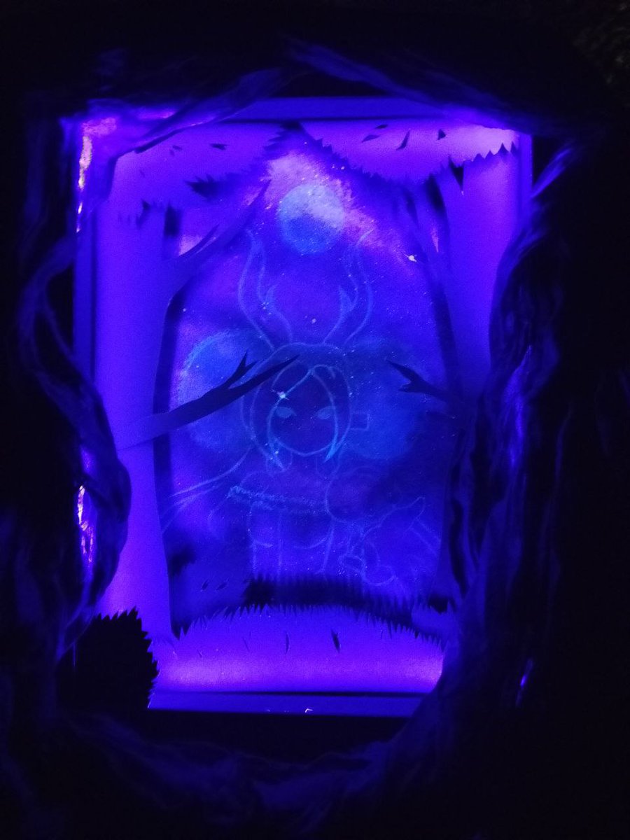 kittyocean's tweet image. New for @AnimeconNL : 2 Limited Edition prints! One of my 2025 Art Competition Entry and my new 2026 entry! I also added some pictures of the physical entry you can hopefully find in the gallery… And yes, I worked with #UV-ink! And yes, you may play with the switch!