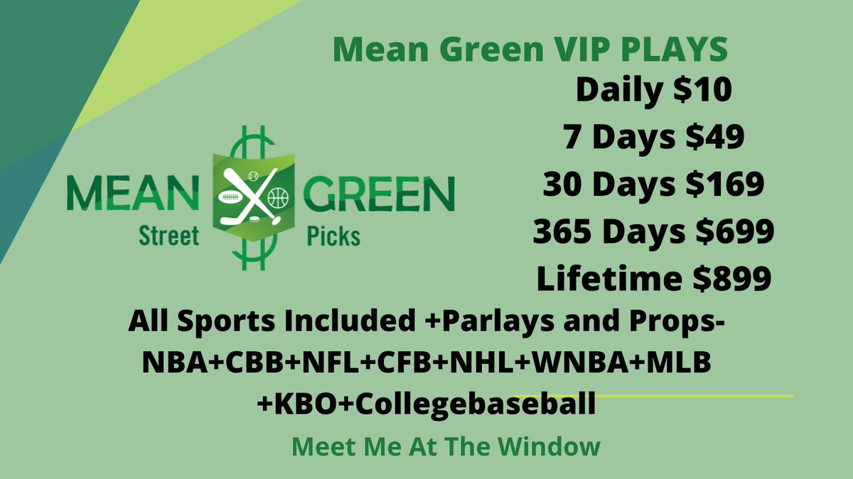 Mean Green VIP PLAYS tweet media