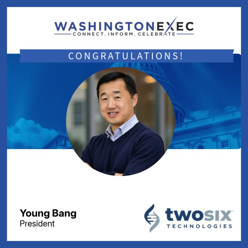 washingtonexec's tweet photo. #Congratulations to Young Bang on being promoted to President of Two Six Technologies! He steps into this role after serving as an Executive Vice President and Special Advisor at Two Six and previously holding senior leadership positions at The Carlyle Group and in the U.S. Army. https://t.co/iOjZrHh0cV